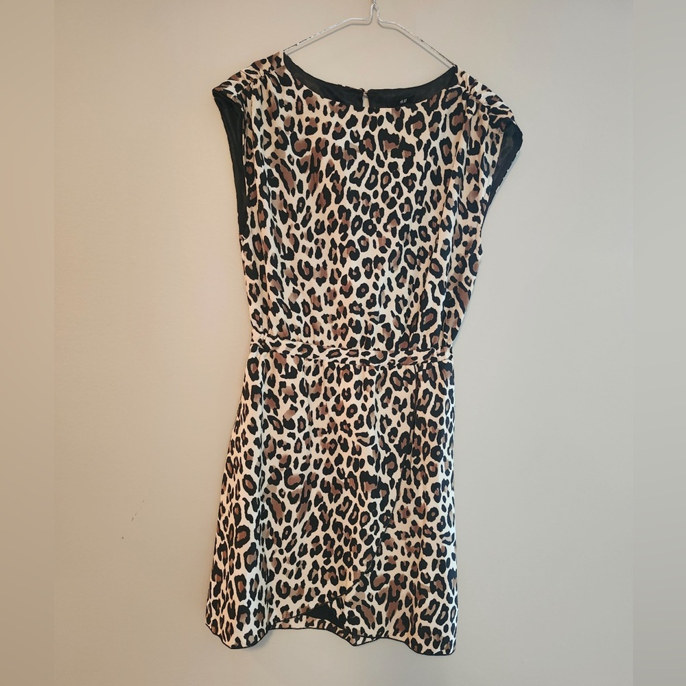 H&M leopard mini dress